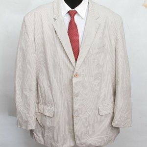 Structure Pinstripe Single Vent Sport Coat XXL